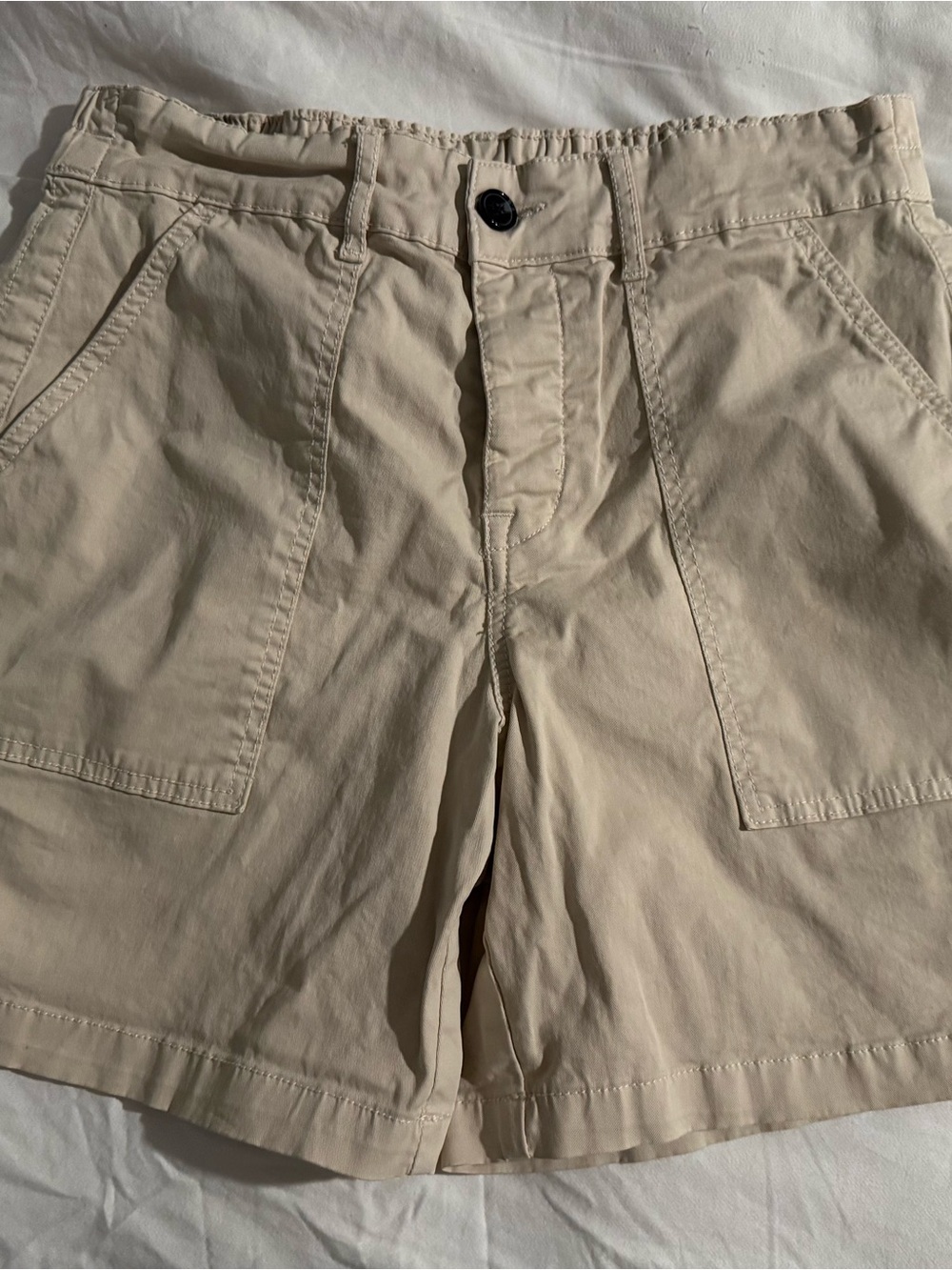 Sanctuary Beige Cargo Shorts